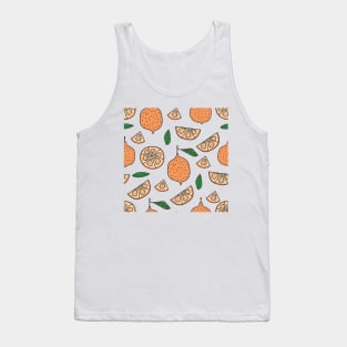 Citrus Fruits Illustration Tank Top